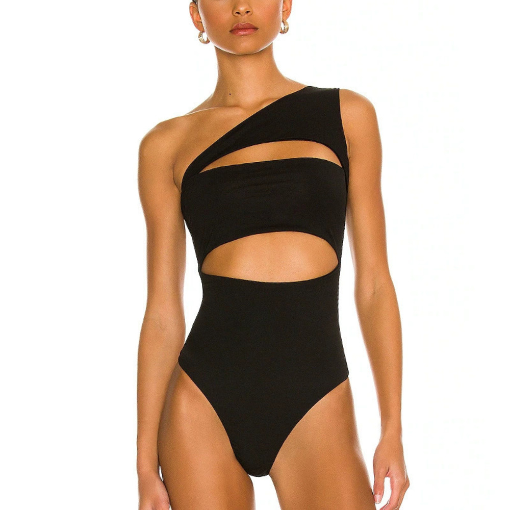 H&M Womens Cutout One Piece Swimsuit High Waist Sexy Bodycon